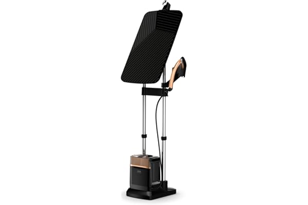 Calor Ixeo Power solution de défroissage tout-en-un, 2170 W, Fer à repasser avec planche Smartboard intégrée 3 positions, Pression d'une centrale vapeur de 5,8 bars, Fabriqué en France QT2020C0