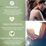 Kivors® Bluetooth Smart Watch Fitness Tracker Uhr mit Herzfrequenz Armband Aktivität Tracker Gesundheit Schrittzähler Monitor Sport Armband Armbanduhr Telefon für iPhone IOS und Android Smartphones - 8