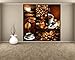 Produktbild selbstklebende Fototapete - Kaffee Collage II - 150x150 cm - Wandtapete – Poster – Dekoration – Wandbild – Wandposter - Bild – Wandbilder - Wanddeko
