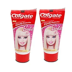 Colgate Kids Barbie Red Toothpaste - 80 G (Pack Of 2)