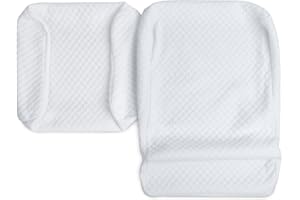 HOMCA Federa di ricambio per coppia, lavabile, in memory foam, per coppie