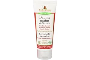Ballot-Flurin - Baume mains de Secours BIO - Propolis, miel & cire d'abeille - Hydrate, Apaise, Protège & Répare - Creme mains reparatrice intense - Français & certifié Cosmébio - 75ml