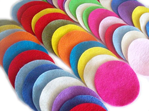 YYCRAFT 160 pcs Mixed Color Assortment 1 inch Felt Circles