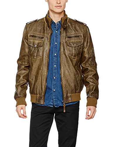 Indicode Herren Jacken Pawel, Einfarbig, Gr. Medium, Braun (Dark Brown 020)