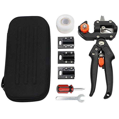 Stormshopping Professional Garden Grafting Pruning Pruner Shear Cutting Tools Kit with Grafting Tape