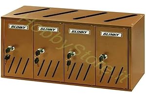 CASELLARI POSTALI BLINKY ALU RAMATO K4 4-BOX