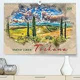  Meine Liebe - Toskana(Premium, hochwertiger DIN A2 Wandkalender 2020, Kunstdruck in Hochglanz): Malerische, sanfte Hügellandschaft mit ... (Monatskalender, 14 Seiten ) (CALVENDO Orte)