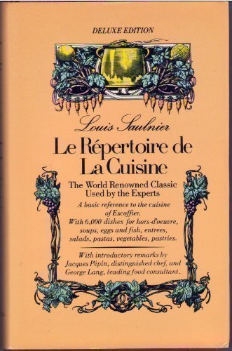 Le Repertoire De LA Cuisine livre