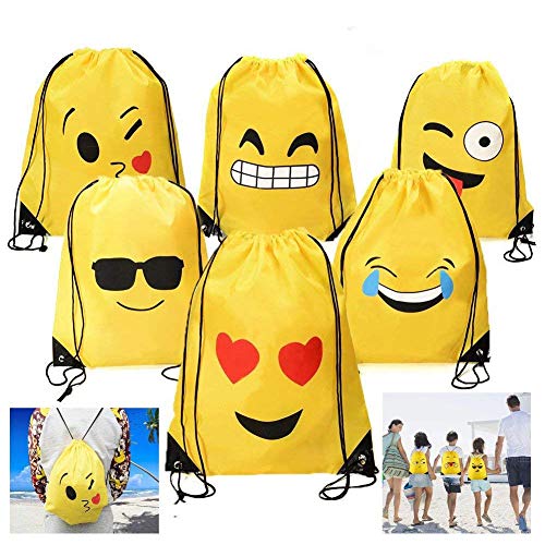Preisvergleich Produktbild Dporptel Kinder Turnbeutel Vliesstoff Kinder Geschenktüte Partyzubehör Waschbar Kinder-Rucksack 34*43cm für Kindergeburtstag Gastgeschenk Party Weihnachten