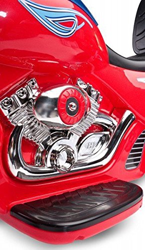 Toyz  - Caretero Rebel Elektro Kindermotorrad Kinderfahrzeug, schwarz