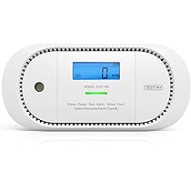 Rilevatore Monossido Di Carbonio X-Sense Interconnesso Wireless - Display LCD, Batteria Sostituibile, Conforme EN 50291, Confezione Da 2 Pezzi