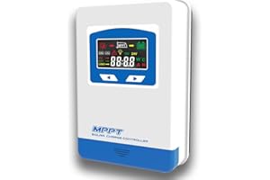 Anern 30A MPPT Contrôleur de Charge Solaire 12/24V de Courant Auto Focus 75V MPPT de suivi de Charge Automatique Paramètre Panneau Solaire Intelligent Régulateur de Charge Solaire