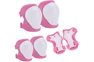 JSRHEEM Ginocchiere per bambini, protezioni per bambini, attrezzatura di protezione per bambini per pattinaggio in linea, ginocchiere per bambini da 3 a 8 anni, skateboard