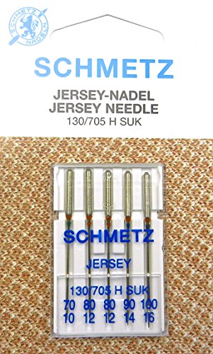 (Set) Overlockfuß Nähfuß + 5 Jersey Nadeln für Singer AEG Medion W6 Nähmaschine - 3