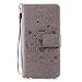 Produktbild HUAWEI Honor 8 Hülle, HUAWEI Honor 8 Schutzhülle, HUAWEI Honor 8 cover Alfort Flamingos Lederhülle Design Dual Use Flip Hülle Cover Schale Book Type PU Leder + PC Hülle Innere Magnetverschluss Flip Case Wallet Case für HUAWEI Honor 8 Smartphone Ledercase Tasche Taschen Schalen Handytasche mit Standfunktion und Kartenfächer ( Grau )