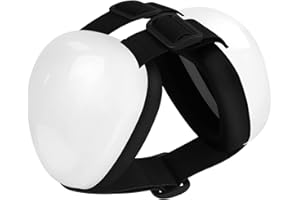 derYEP Hunde-Ohrenschützer für Gehörschutz, 29 dB NRR Ohrenschützer, Lärmschutz (Medium, Weiß)