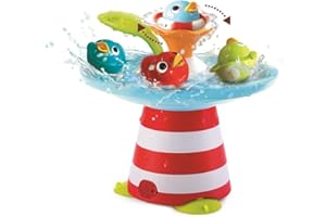 Yookidoo - Course aux Canards - Jeu de Bain Multi Activités - Eveil des Sens - Jouet bébé Éducatif - Cadeau bébé de 6 Mois à 3 Ans