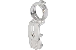 HUMAX Feedschelle für HUMAX Professional Series Satellitenschüssel, Ersatzteil für Sat Anlage, Höhenverstellbare LNB Halterung mit 40 mm LNB Aufnahme, Geeignet für Multifeedschienen, Aluminium