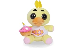 GOBIWM FNAF Pluszowa lalka Foxy the Pirate Bonnie Chica śliczne wypchane lalki kolekcjonerskie - prezenty dla dzieci i fanów, prezent urodzinowy (Chica, 20 cm)