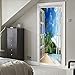 Produktbild DRTTF 3D türaufkleber Strand Aufkleber Wandbild Kunst Tapete Poster Tür Aufkleber PVC Selbstklebende Removable Home Tür Aufkleber Moderne Kunst Tapete 77x200cm