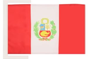 AZ FLAG Flagga Peru 45x30 cm Banér Peruansk Lätt Polyester Snören