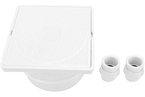 GEAKV Caja de conexiones para piscinas, caja de conexiones subacuática fácil de instalar, fácil de reemplazar para accesorios de piscinas para distribución de luz subacuática