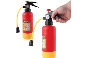 SRLIYA Feuerlöscher, Wasserspielzeug, Realistischer Feuerwehrmann, Wasserspaß, Feuerwehrmann-Spielzeug Kinder, Sommer, Strand, Outdoor, Wasserkampfspiel (1)