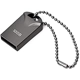 USB Flash Drive 32GB, Mini Memory Stick 32 GB Thumb Drive USB 2.0 Pen Drive with Key Ring for PC Laptop Computers Tablet etc