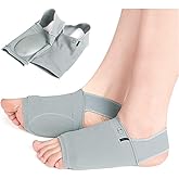 QUIQSHIPP Flat Arch Support for Men & Women | Medial Arch Support for Flat Feet Correction Sleeve with Cushion | Plantar Fasc