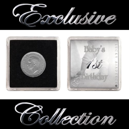 LUCKY SIXPENCE BABY'S FIRST BIRTHDAY "BOY & GIRL"