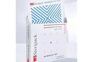 BYUP TEST PER AUTOCLAVI A VAPORE DI BOWIE & DICK PACCO PRONTO, LAVANDERIE, LABORATORI, 1 test