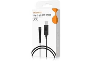 Aieve Charger Cable for Braun Shaver,12V USB Charging Cord for Braun Series 5, 3,9,7,1,3040s,3080S,B1200s,5544,5377 Razor Shaver,Epilator Silk-Epil 9, 7, 5 Beard Trimmer,Oral-B Toothbrush