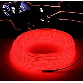ASTRALED Kırmızı Universal İp Neon Led Ara&ccedil; İ&ccedil;i Aydınlatma 12V LED İp Formlu Trim 2 metre