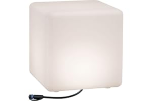 ‎PAULMANN Paulmann 941.76 Outdoor Plug & Shine Light Object Stone IP67 3,000K 235lm 24V Outdoor Ball Light Garden Patio Lighting 94176