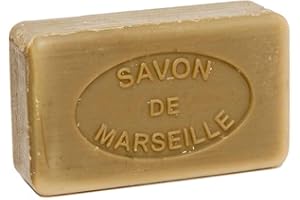 LA MAISON DU SAVON DE MARSEILLE Savon de Marseille Solide -72% d’Huile d’Olive et de Coprah – Fabriquée Selon la Recette Traditionnelle- 100% Végétal et Naturel – Fabriqué en Provence – Savon Visage, Main & Corps Hydratant – 100 g