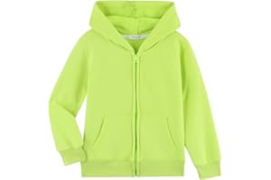 Dybker Boys Girls Hoodies Hooded hoodie Classic Solid Sport Pullover Top Lightweight Series Soft Plush Cotton for 5-12 Years