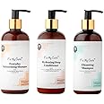 Fix My Curls Wash Day Trio | Cleansing & Moisturizing Shampoo, Hydrating Deep Conditioner | Silicone & Sulphate Free | For Curly, Wavy Hair| 250ml each