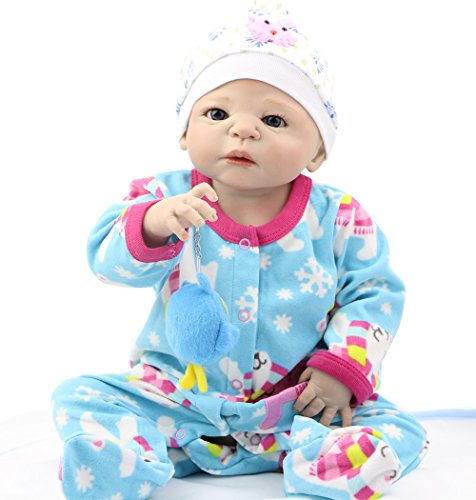 Full Body Vinyl Reborn Babies Dolls 58CM Inch Realistic New Born Boy Baby Toy Lifelike Birthday Xmas Gift
