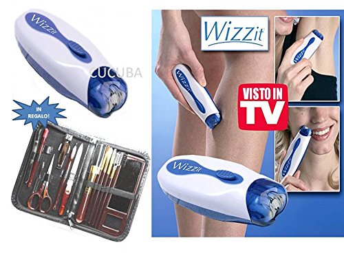 Afeitadora eléctrica para las mujeres. WIZZIT DEPILADORA PELO DISTANCIA CARA/CUERPO SEÑORA MANICURA SET