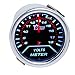 Produktbild Supmico 52mm Weiß LED Licht Kfz Auto Universal Voltmeter Batteriespannung Anzeige Instrument Gauge Rauchfarbe Len Messgerät