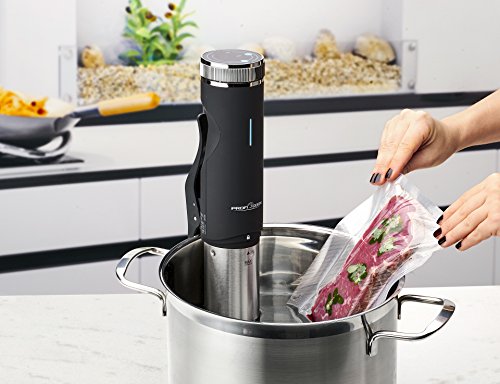 Profi Cook PC-SV 1126 Sous Vide Stick, Edelstahl, LED-Multifunktionsdisplay, Timer-Funktion, 800 W - 4
