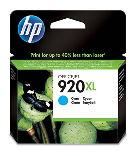 HP 920XL Cartouche d'Encre Cyan Grande Capacité Authentique