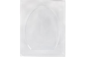 Rayher Hobby 36067000 Gießform Ei, 14 x 17 cm, Tiefe 3 cm, Pet, Beton Gießform, zum Ausgießen mit Kreativ-Beton, Raysin-Gießpulver, Wachs, Seife