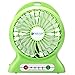 Produktbild Tischventilator, dizauL USB mini Fan multifunktions tragbaren mobilen 3-Gang Schreibtisch/ Tisch Fan+power bank+LED Taschenlampe-grün