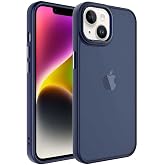 Zore Apple i&ccedil;in uyumlu iPhone 14 Plus Kılıf Buzlu Sert PC Zore May Kapak Lacivert