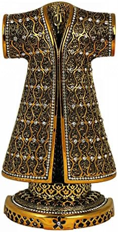 allah mohammed Decoration Sculpture Statue esmaül hüsna Kaftan Gold - Gold, Klein
