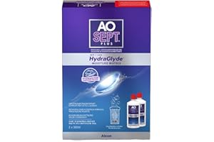 AOSEPT Plus z pielęgnacją obiektywu do kontaktu z hydraglyde, pack, 360 ml (2 opakowanie)