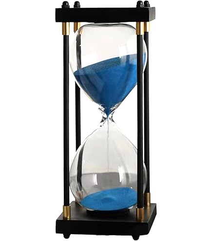 Clessidra Timer 60 Minuti - Legno E Vetro Per Ufficio E Casa - Foto 8