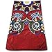 Produktbild Liumiang Handtuch Exotic Russian Flowers Leaves Swirls Vintage Kitchen Quick Dry Eco-Friendly Blanket Gym Towel Beauty Towel Velvet Hair Towel