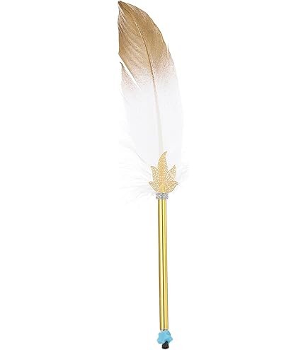 4 Stylos Plume Avec Plumes D'autruche - Pointe En Cuivre - Design Vintage - Idéal Calligraphie, Signatures, Mariages - Cadeau élégant